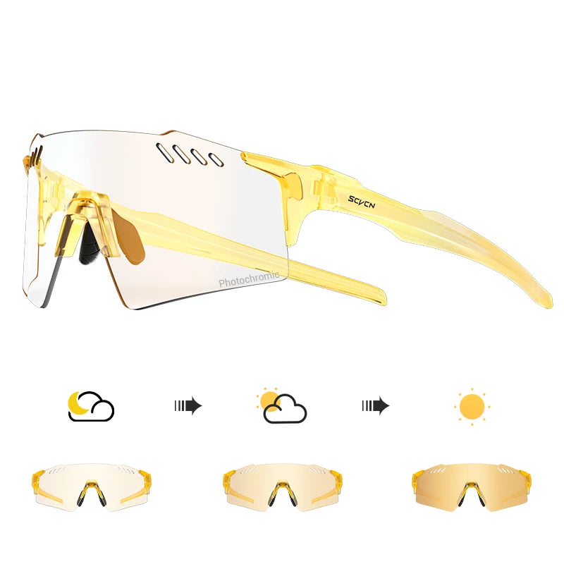 Zephyr AirGlow Photochromic Cycling Sunglasses GO-08