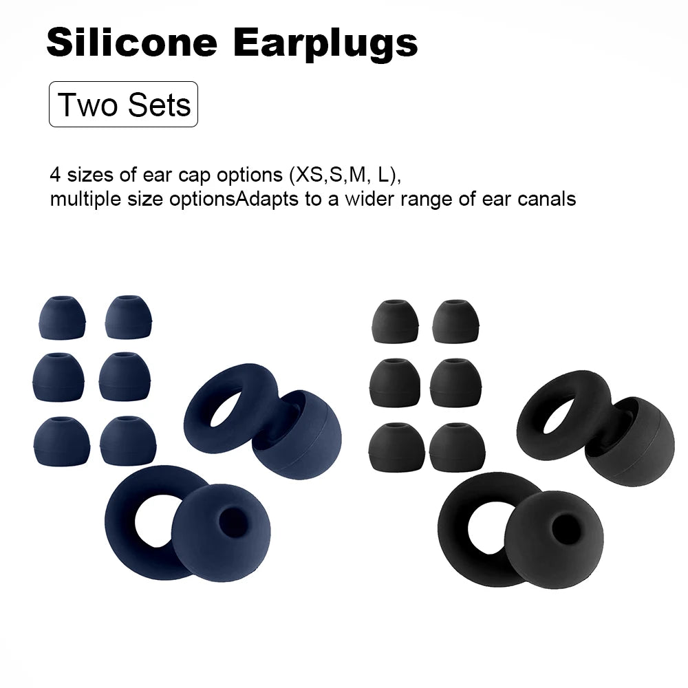 Silicone Earplugs for Swimming & Sleep – Noise Reduction & Soundproof Protection