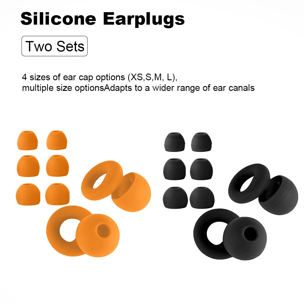 Silicone Earplugs for Swimming & Sleep – Noise Reduction & Soundproof Protection