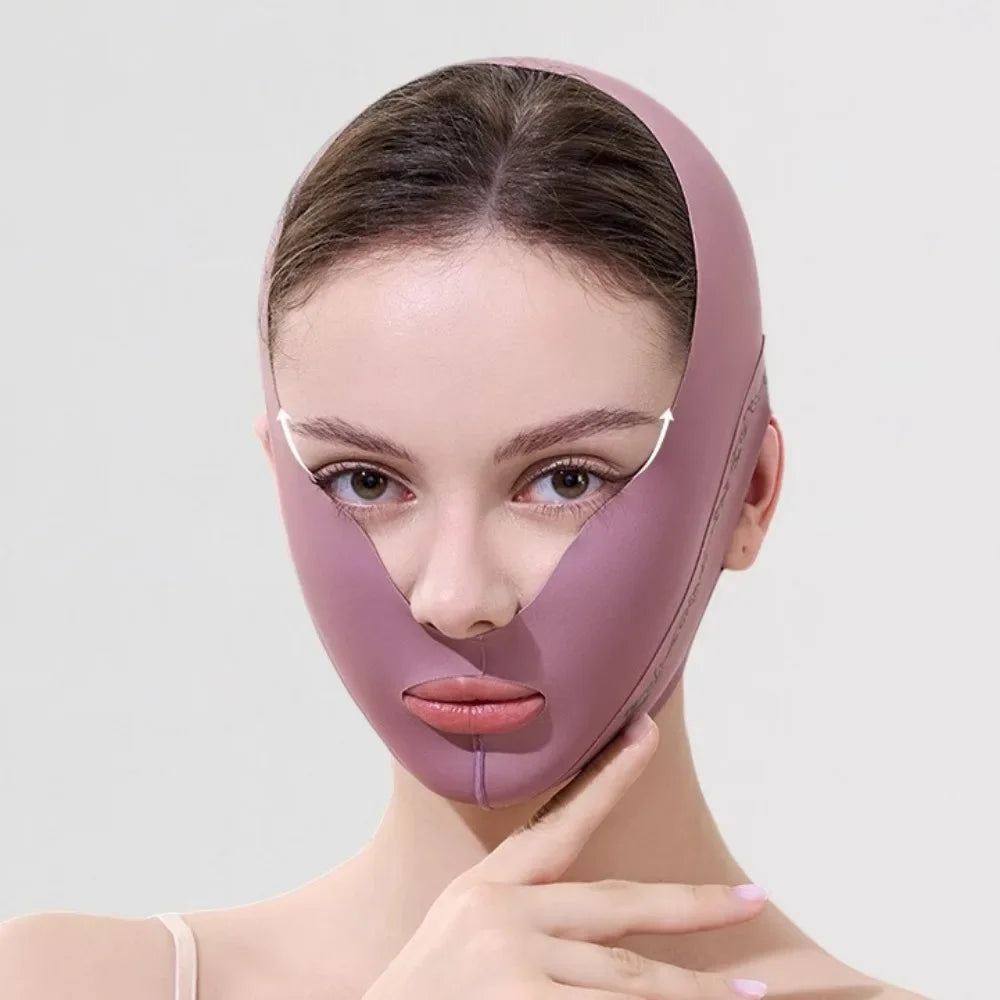Upgraded V-Line Face Slimming Bandage – Chin & Jawline Support Strap