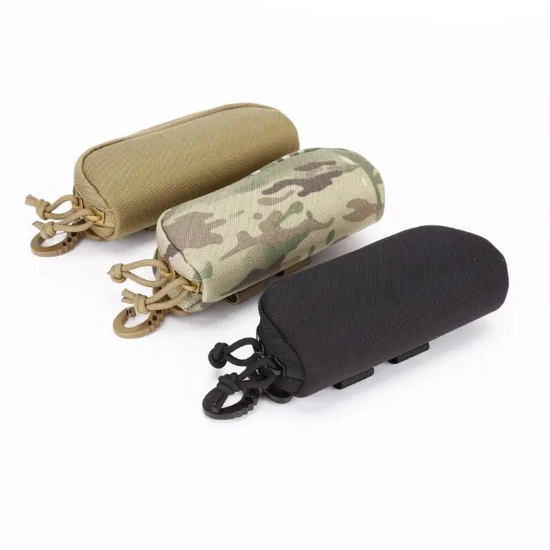 Tactical Eyeglass Case – 1000D Nylon Shockproof Sunglasses Storage Bag