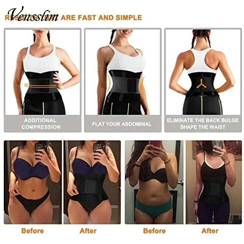 GymForce Women Waist Belt Sauna Sweat Abdomen Trimmer