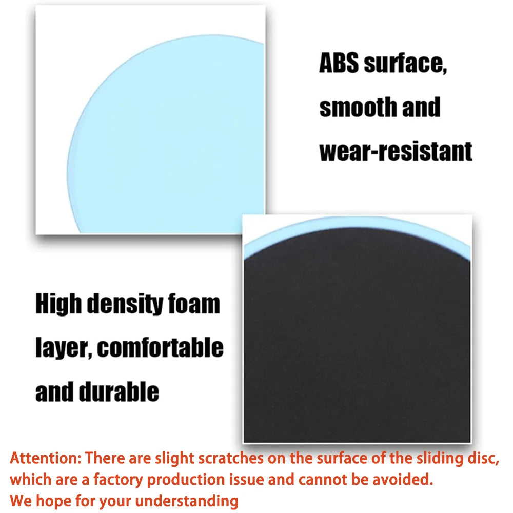 2 Pcs Yoga Sliding Discs Sliding Pads