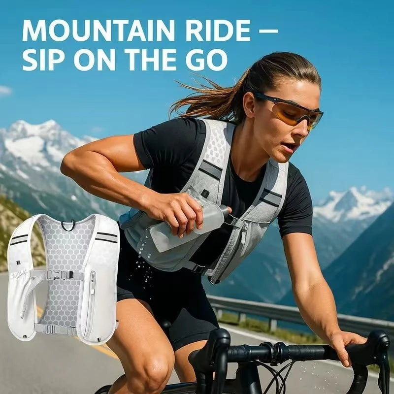 GymForce Lightweight Hydration Backpack for Running & Outdoor Sports