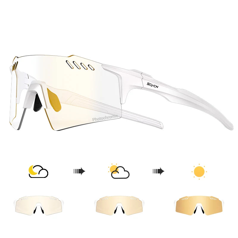 Zephyr AirGlow Photochromic Cycling Sunglasses GO-05