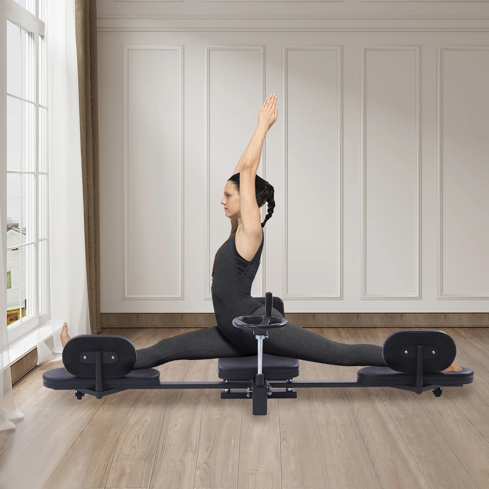 GymForce Heavy Duty Leg Stretcher Machine – Splits & Flexibility Training
