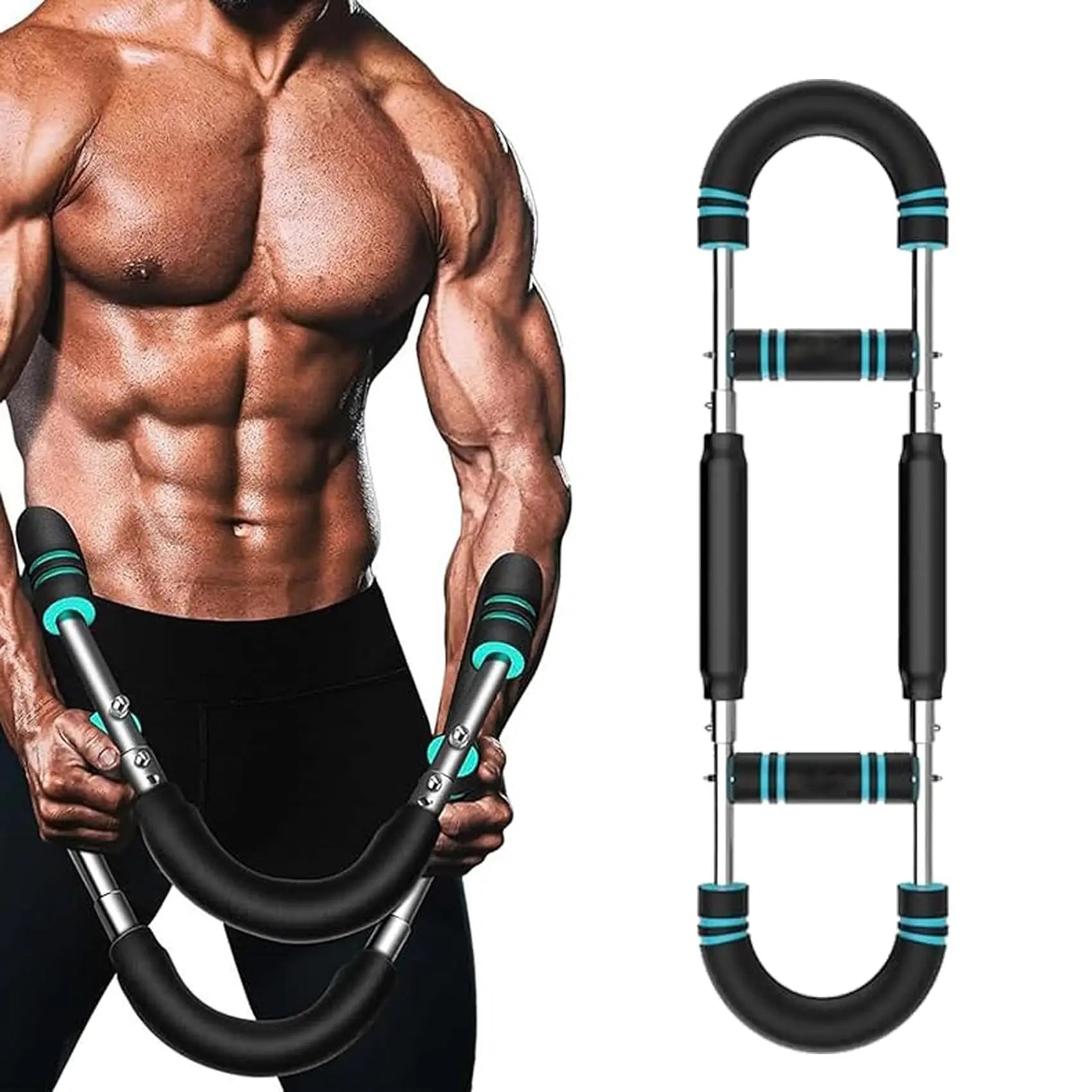 Detachable Chest Expander – Adjustable Resistance Arm Trainer for Home Workout