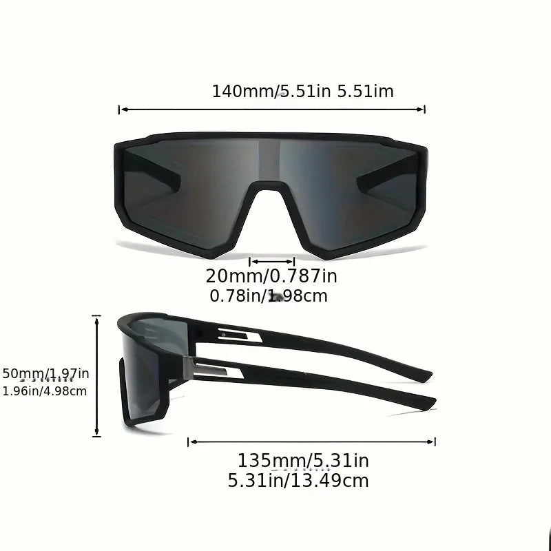 2 Pcs Unisex Glasses Set Durable and Lightweight