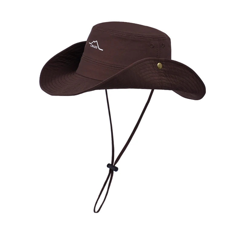 Waterproof Quick-Dry Fisherman Hat – Wide Brim Sun Protection Hat