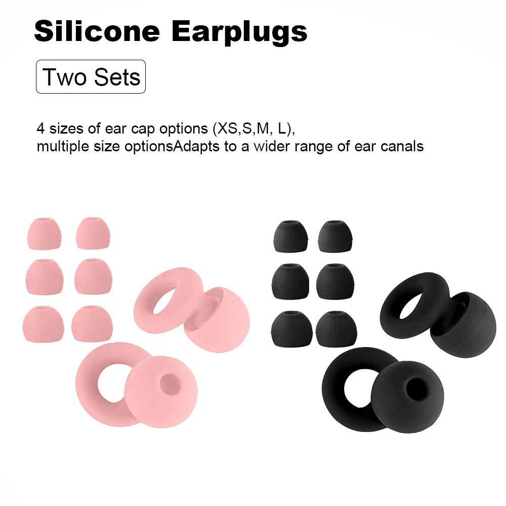 Silicone Earplugs for Swimming & Sleep – Noise Reduction & Soundproof Protection