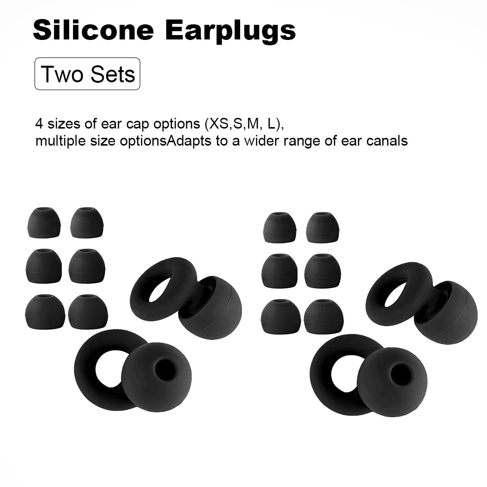 Silicone Earplugs for Swimming & Sleep – Noise Reduction & Soundproof Protection