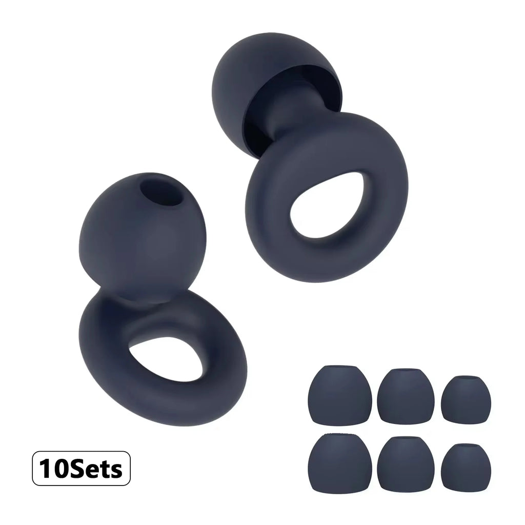 Silicone Earplugs for Swimming & Sleep – Noise Reduction & Soundproof Protection