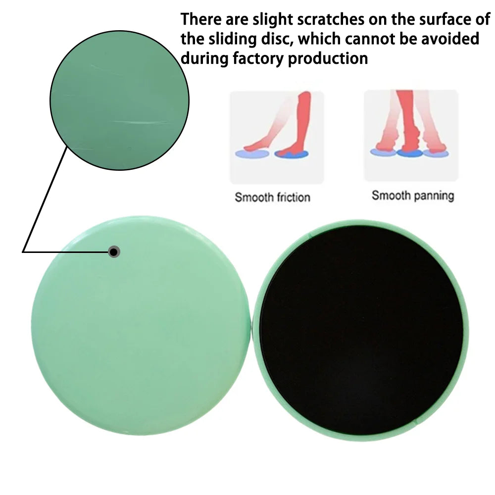 2 Pcs Yoga Sliding Discs Sliding Pads