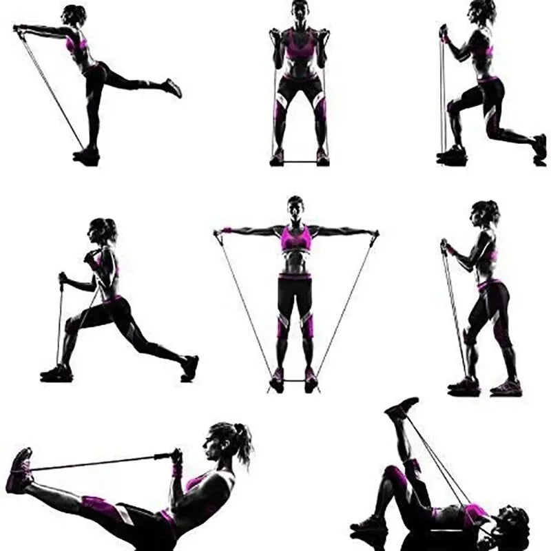 GymForce Resistance Bands With Handles
