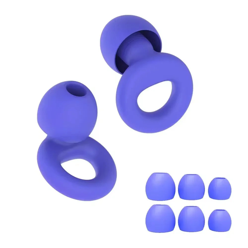 Silicone Earplugs for Swimming & Sleep – Noise Reduction & Soundproof Protection