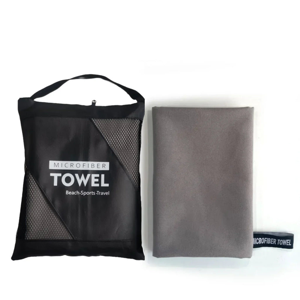 GymForce Quick-Dry Microfiber Gym Towel – Ultra Absorbent & Compact Sports Towel