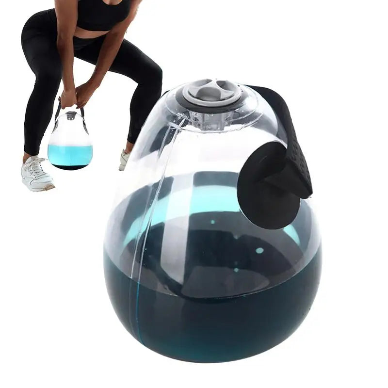 GymForce Inflatable Water Kettlebell – Portable Strength & Balance Training Equipment