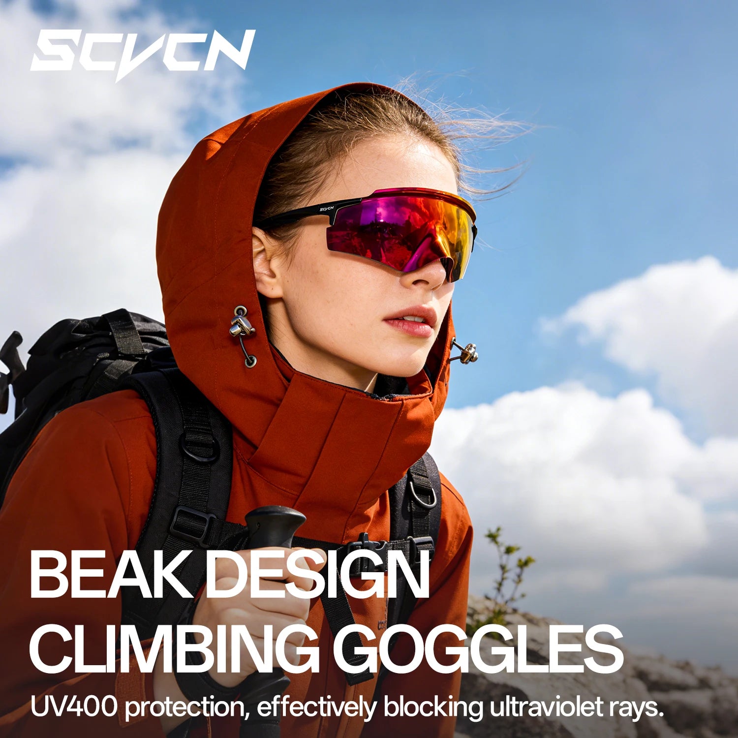 Eagle Beak Polarized Cycling Sunglasses UV400 Black 04