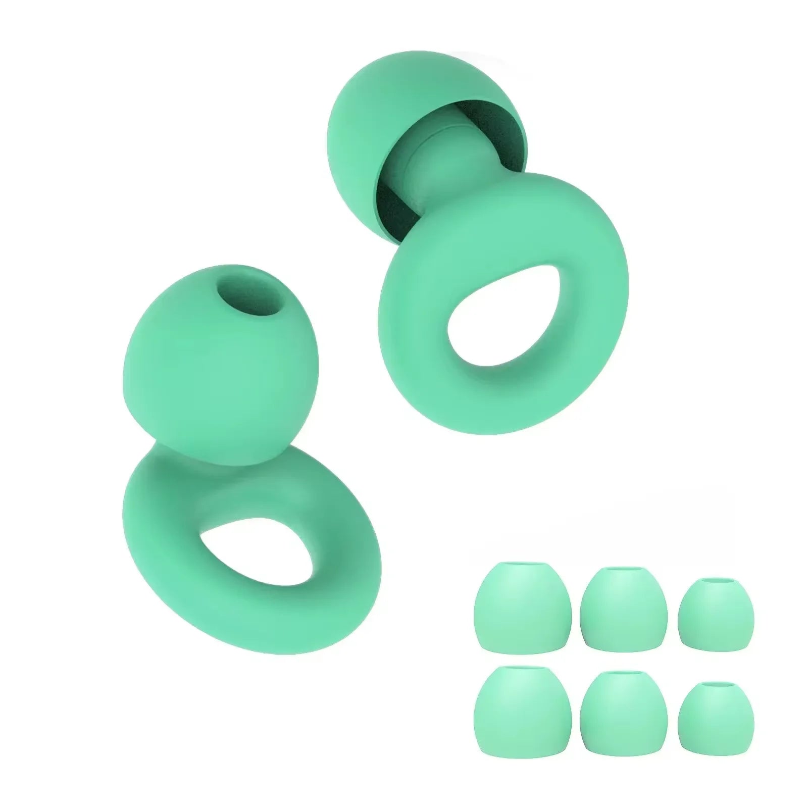 Silicone Earplugs for Swimming & Sleep – Noise Reduction & Soundproof Protection