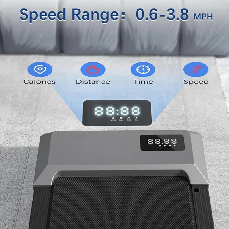 300LBS 2.5HP Folding Treadmill for Home – Walking & Running Machine with LCD Display