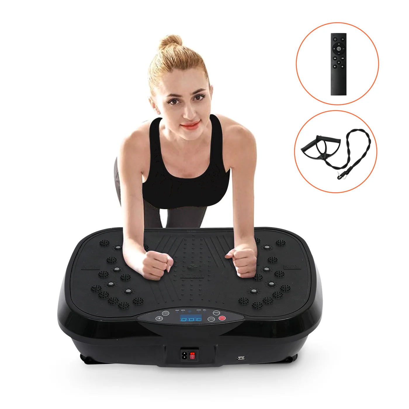 GymForce Vibration Plate Exercise Machine – Whole Body Home Workout