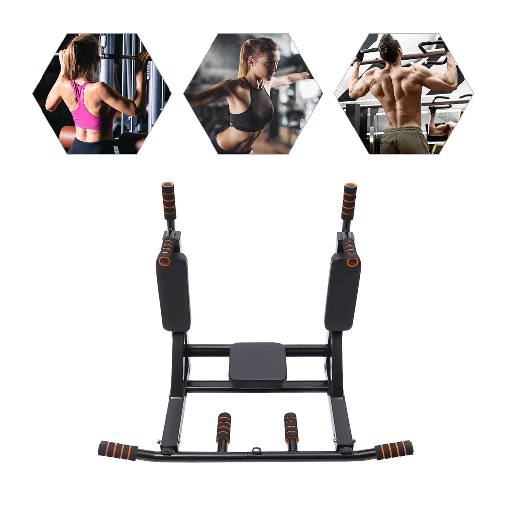 GymForce Wall Mounted Pull Up Bar – 440 LBS Capacity for Home Gym Workout