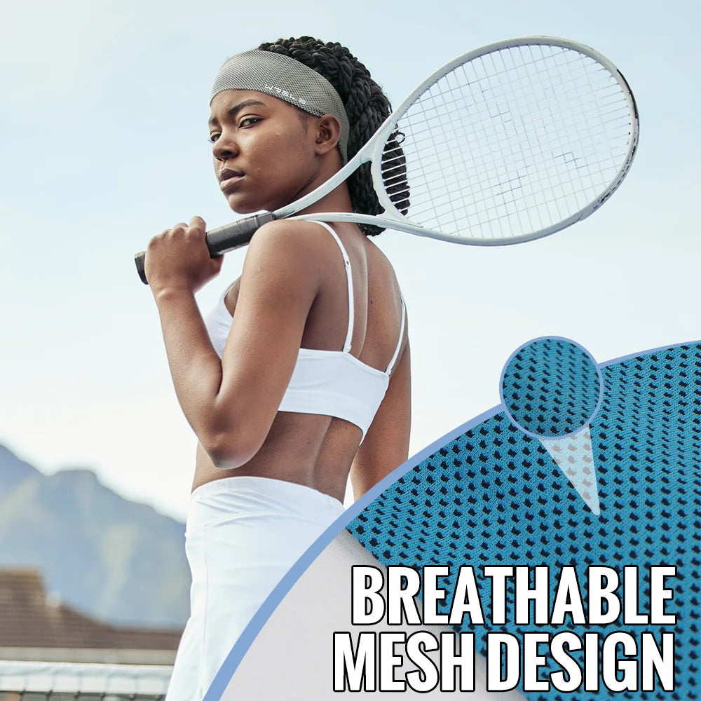 Breathable Sports Headband – Sweat-Wicking Non-Slip Fitness Headband