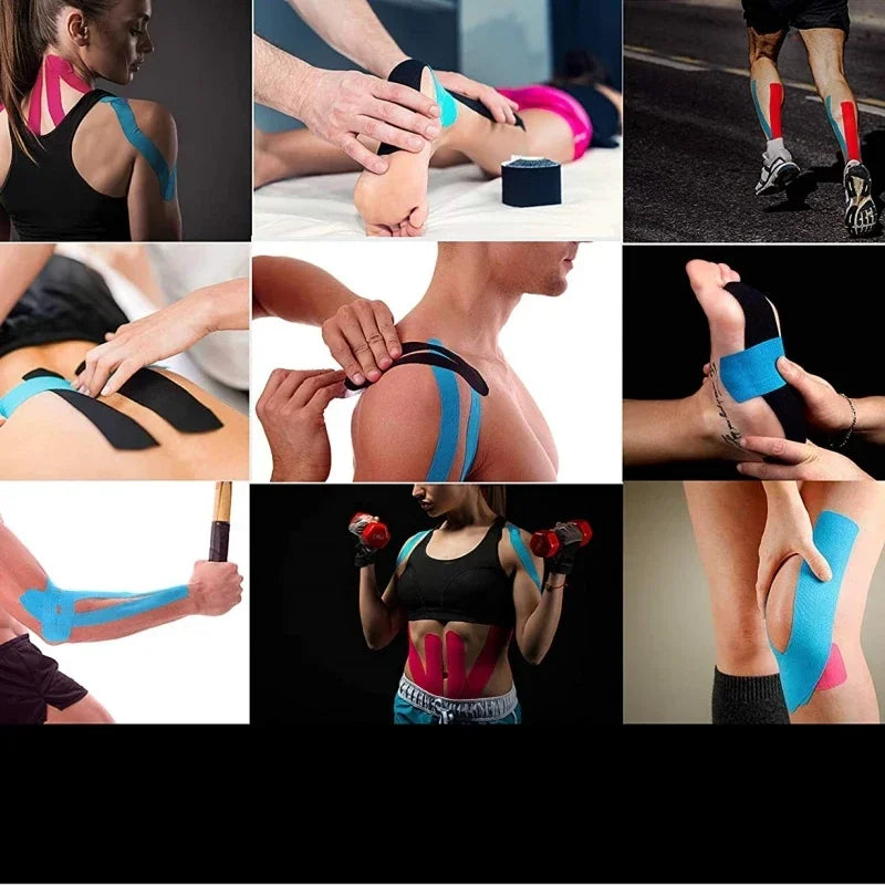 Professional Kinesiology Tape – Elastic Sports Tape for Muscle Support & Injury Prevention
