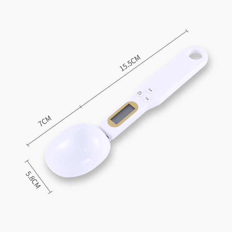 2 Pcs Digital Measuring Spoon Scale 0.1–500g – LCD Kitchen Food Scale