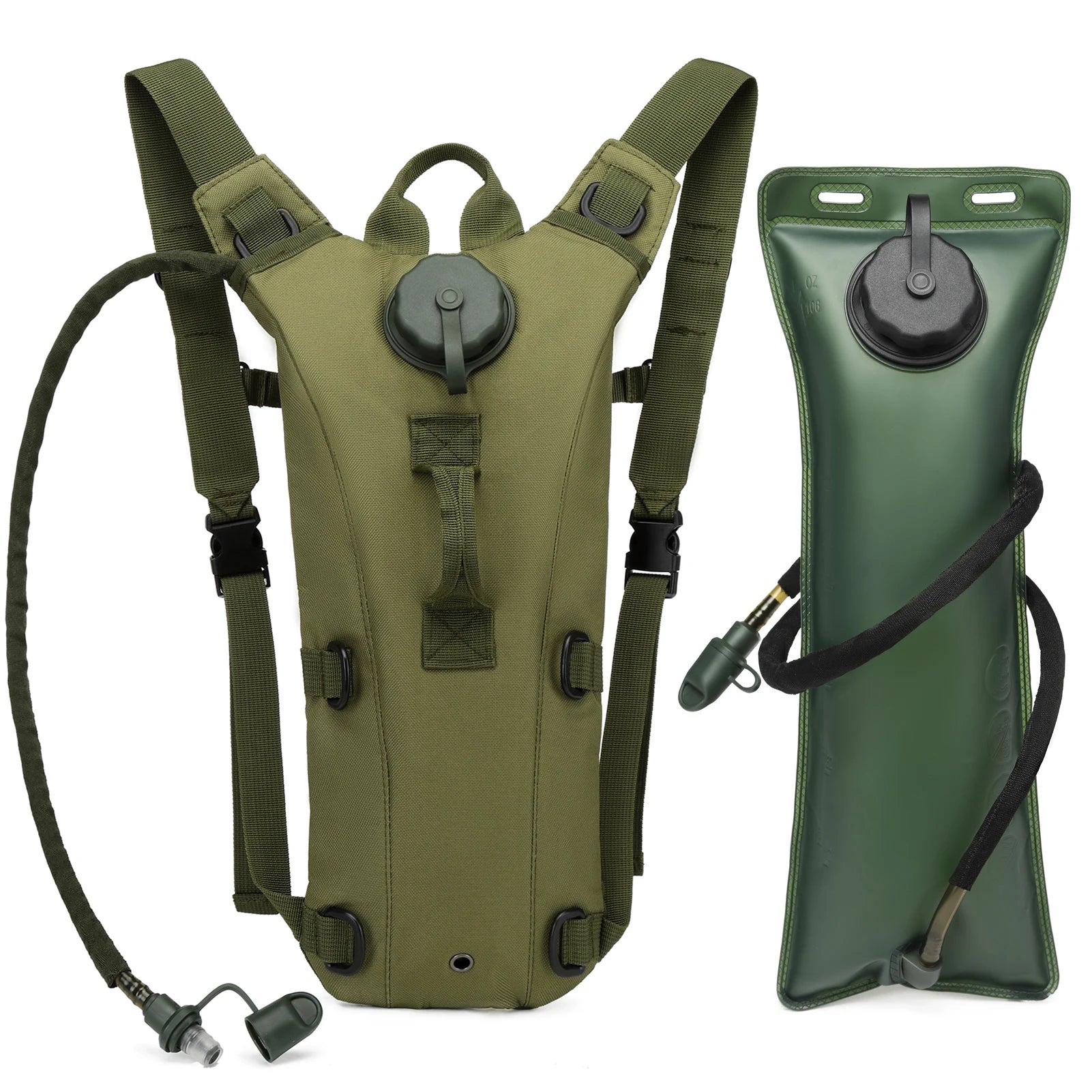 GymForce Waterproof Sport Hydration Backpack with 3 Liter Bladder