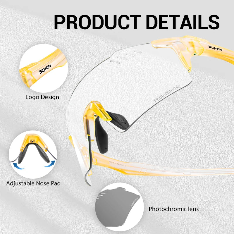 Zephyr AirGlow Photochromic Cycling Sunglasses 09