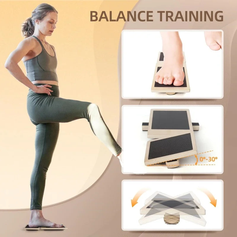 GymForce Single Foot Balance Board – Ankle Strength & Stability Trainer