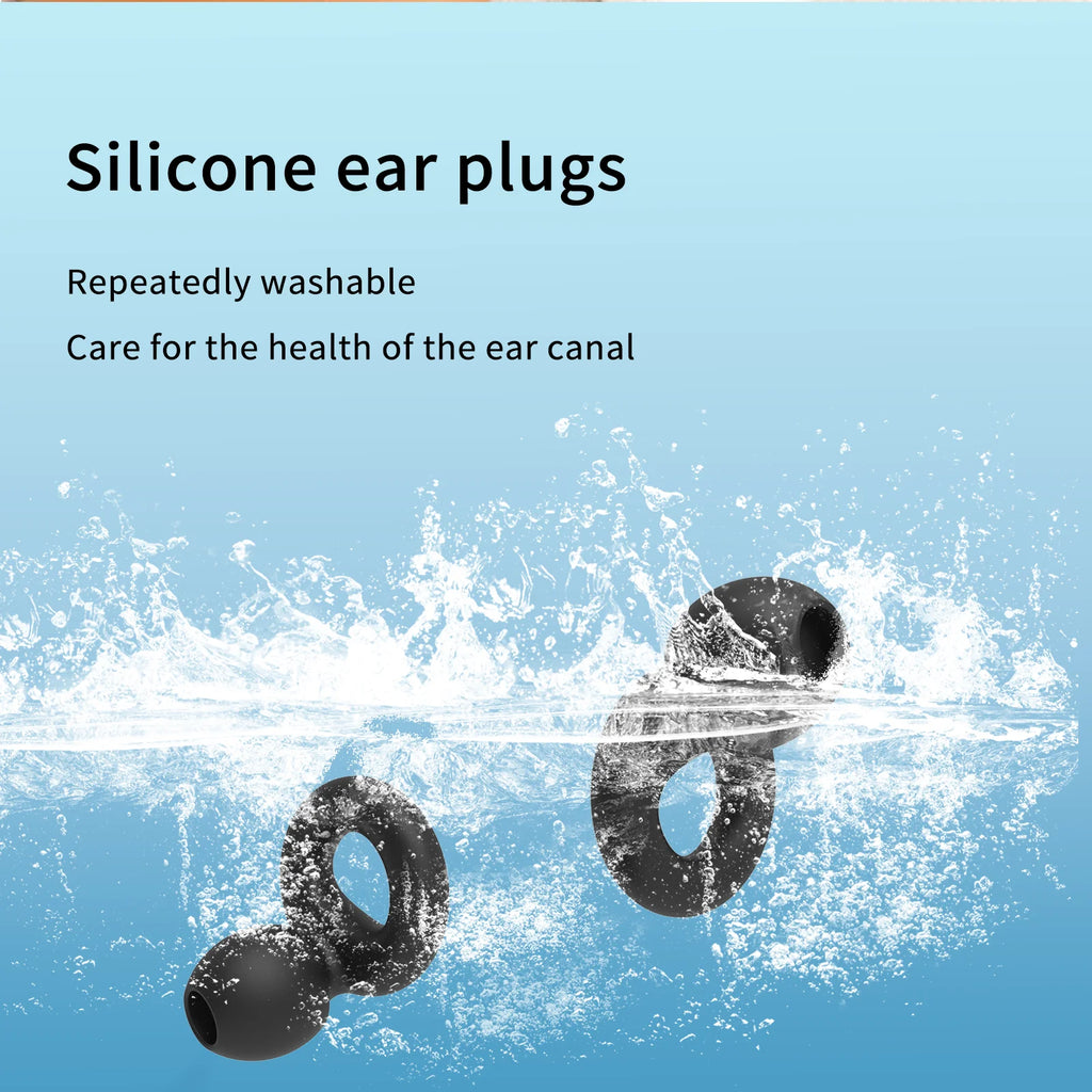 Silicone Earplugs for Swimming & Sleep – Noise Reduction & Soundproof Protection