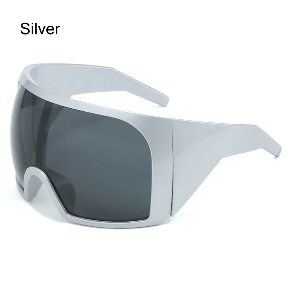 Oversized Punk One-Piece Sunglasses