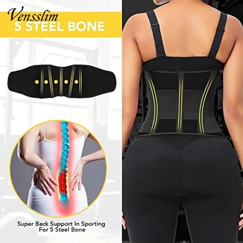 GymForce Women Waist Belt Sauna Sweat Abdomen Trimmer
