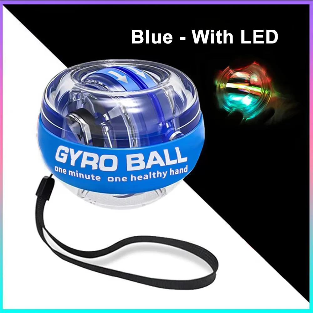 GymForce Gyro Ball Wrist Trainer – Forearm Strength Exercise Tool