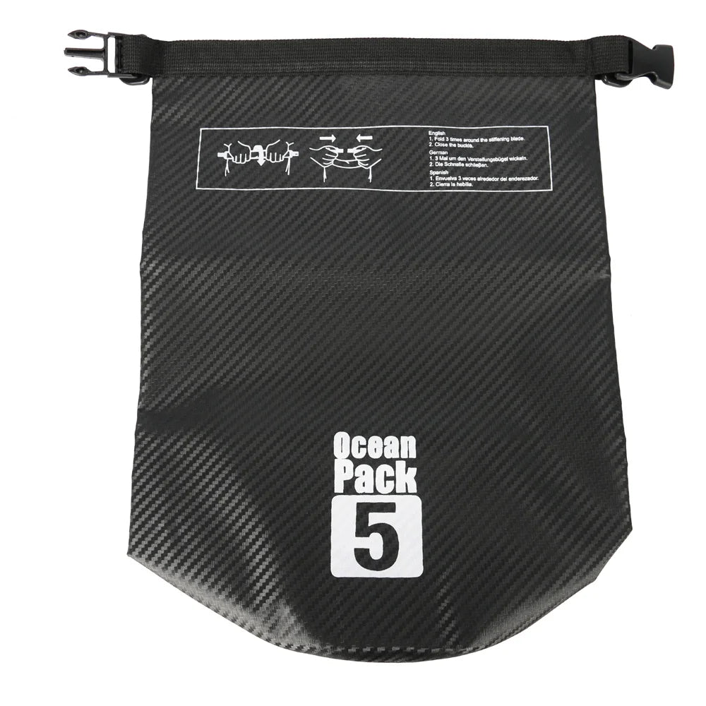 GymForce Carbon Fiber Waterproof Swimming Dry Bag – Sack Bag