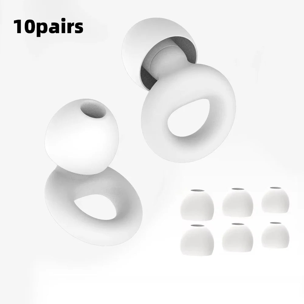Silicone Earplugs for Swimming & Sleep – Noise Reduction & Soundproof Protection