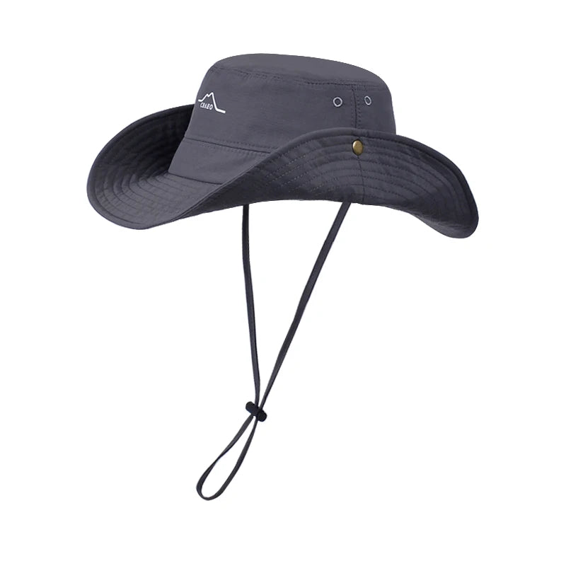 Waterproof Quick-Dry Fisherman Hat – Wide Brim Sun Protection Hat