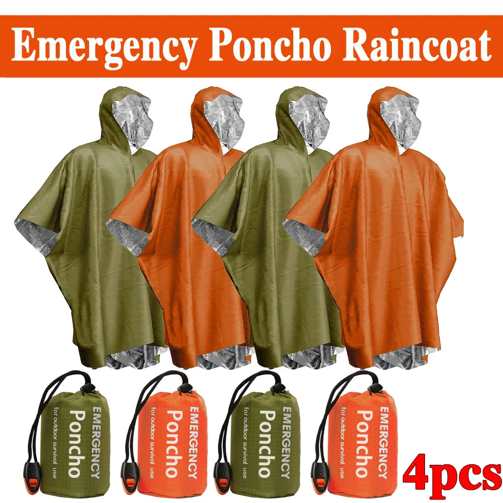 GymForce Emergency Waterproof Thermal Disposable Raincoat