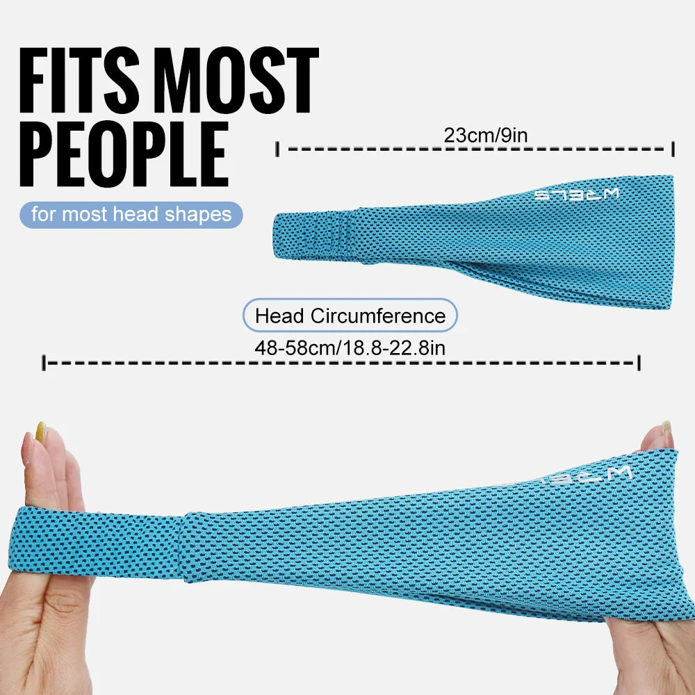 Breathable Sports Headband – Sweat-Wicking Non-Slip Fitness Headband