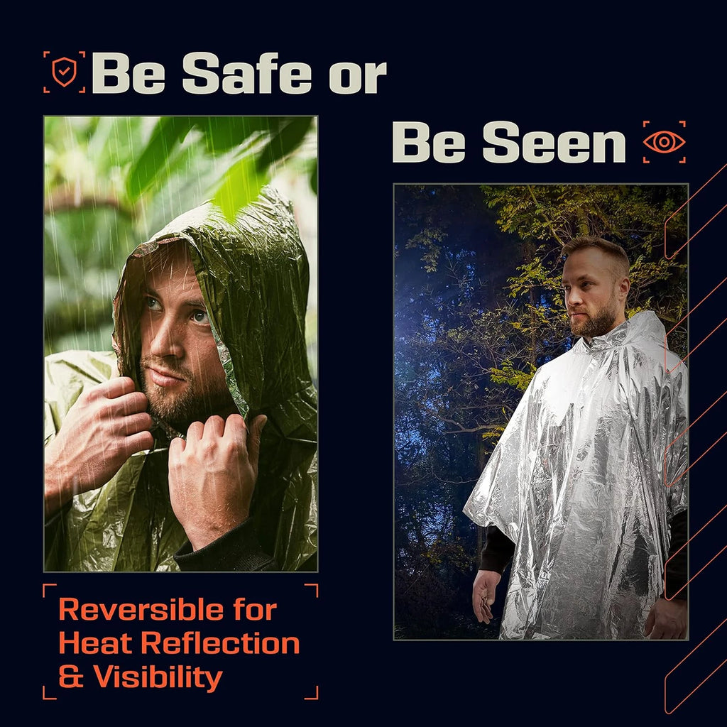 GymForce Emergency Waterproof Thermal Disposable Raincoat