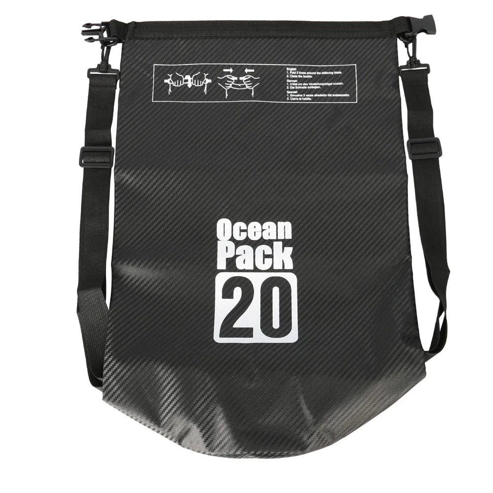 GymForce Carbon Fiber Waterproof Swimming Dry Bag – Sack Bag