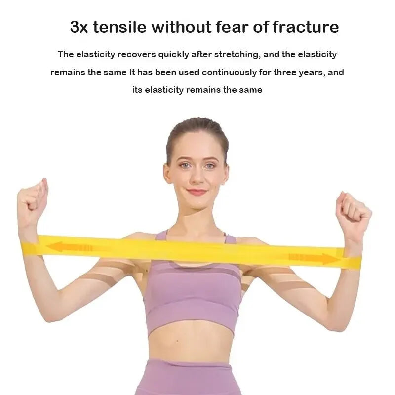 GymForce 5PCS Resistance Bands Set for Yoga & Fitness Training
