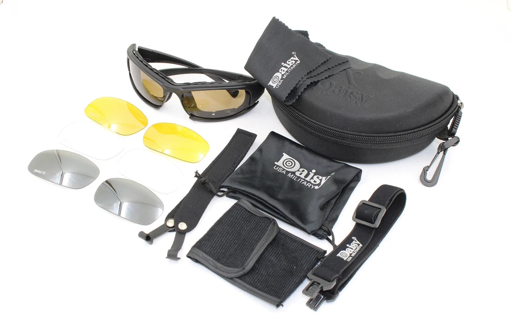 X7 Polarized Military Sunglasses for Men – Tactical Outdoor Sports Eyewear