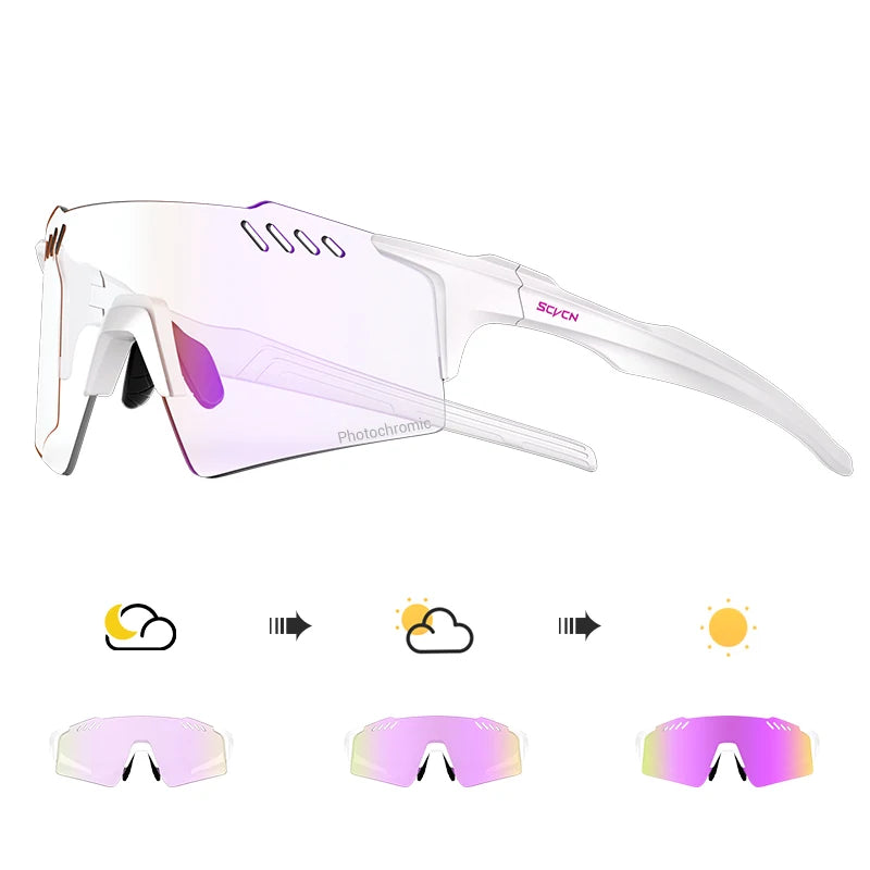 Zephyr AirGlow Photochromic Cycling Sunglasses PI-07