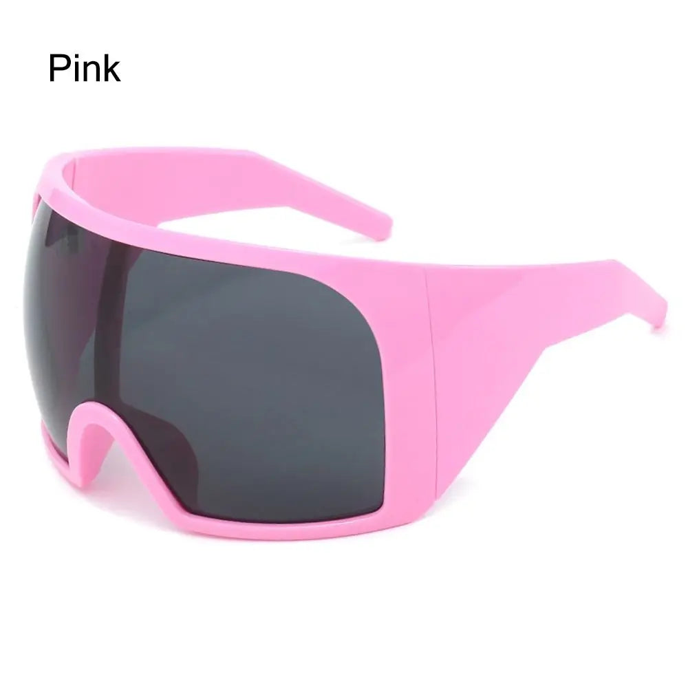 Oversized Punk One-Piece Sunglasses