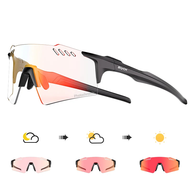 Zephyr AirGlow Photochromic Cycling Sunglasses PI-07