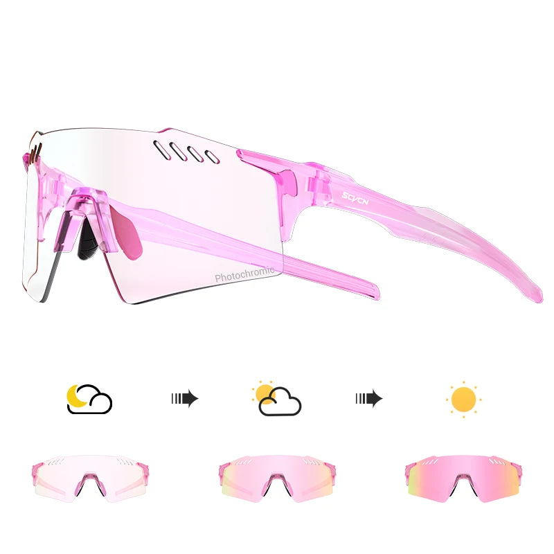 Zephyr AirGlow Photochromic Cycling Sunglasses PI-07