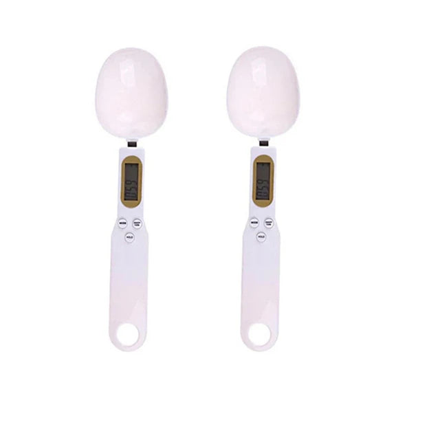 2 Pcs Digital Measuring Spoon Scale 0.1–500g – LCD Kitchen Food Scale